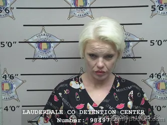 Booking photo from Lauderdale County, Alabama