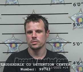 Booking photo from Lauderdale County, Alabama