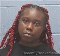 Mugshot of Aaliyah Ka-Kejerice Floyd booked in Lee County, Alabama on October 15, 2026