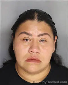 Mugshot of Karen Aguilar Caporal booked in Berkeley County, South Carolina on October 2, 2026