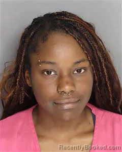 Mugshot of Shania Amaris Jones-Hector booked in Berkeley County, South Carolina on August 23, 2026