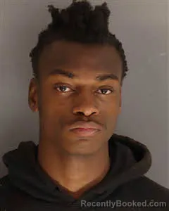 Mugshot of Jomo Mackey-Johnson booked in Berkeley County, South Carolina on April 25, 2026