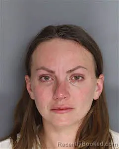Mugshot of Rebecca Mae Schons booked in Berkeley County, South Carolina on September 27, 2026