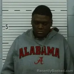 Booking photo from Lowndes County, Alabama