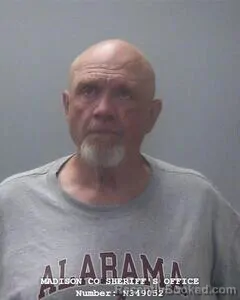 Mugshot of HARRY D LOVEDAY booked in Madison County, Alabama on May 2, 2026