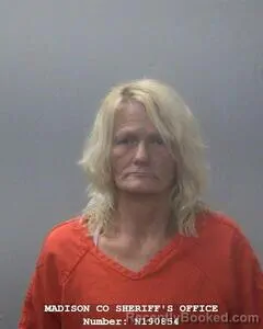 Mugshot of Christie G Stewart booked in Madison County, Alabama on August 12, 2026