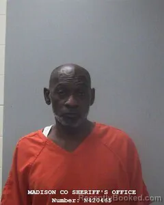 Mugshot of Gideon T Jermaine booked in Madison County, Alabama on October 2, 2026