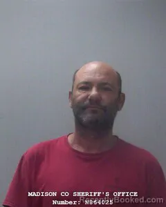 Mugshot of Waylon B Hunter booked in Madison County, Alabama on October 5, 2026