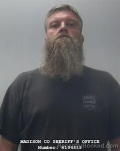 Mugshot of Christopher E Cox booked in Madison County, Alabama on October 6, 2026