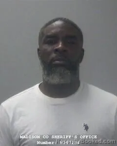 Mugshot of JAMES F THOMAS booked in Madison County, Alabama on April 6, 2026