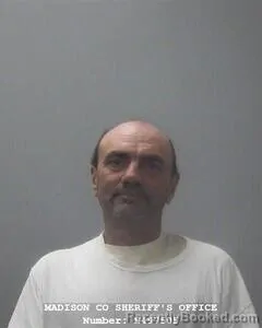 Mugshot of Keith C Baker booked in Madison County, Alabama on August 28, 2026