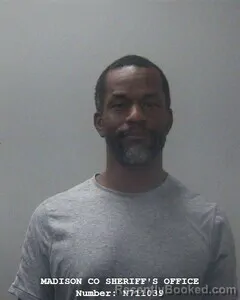 Mugshot of Robbie T Draper booked in Madison County, Alabama on October 5, 2026