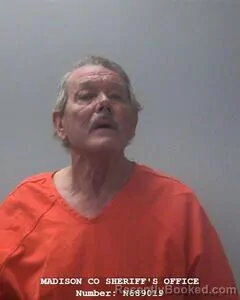 Mugshot of Randall H Hill booked in Madison County, Alabama on August 16, 2026