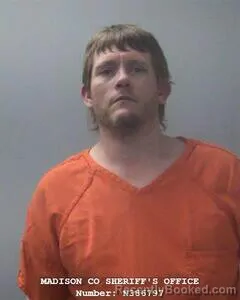 Mugshot of James R Storey booked in Madison County, Alabama on September 16, 2026