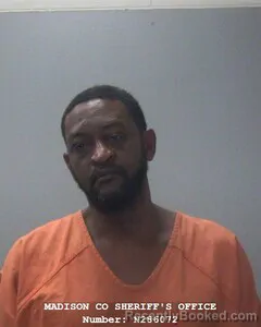 Mugshot of Earl D Robinson booked in Madison County, Alabama on September 29, 2026