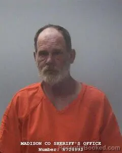 Mugshot of Ronald J Fenley booked in Madison County, Alabama on August 21, 2026