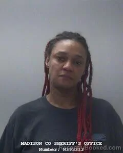 Mugshot of Janet M Watkins booked in Madison County, Alabama on July 31, 2026