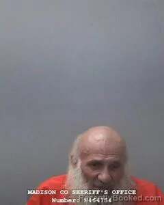 Mugshot of Joseph A Nouri booked in Madison County, Alabama on August 13, 2026