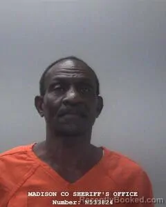 Mugshot of Larry D Smith booked in Madison County, Alabama on July 25, 2026