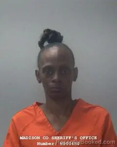 Mugshot of TAMESHA M OLIVER booked in Madison County, Alabama on April 23, 2026