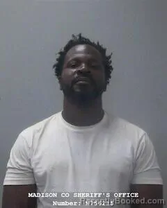 Mugshot of SEDRIC J HARDIN booked in Madison County, Alabama on June 25, 2026