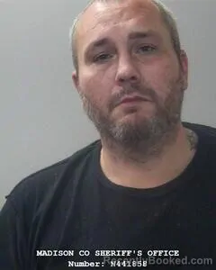 Mugshot of JOHN W EDWARDS booked in Madison County, Alabama on April 28, 2026