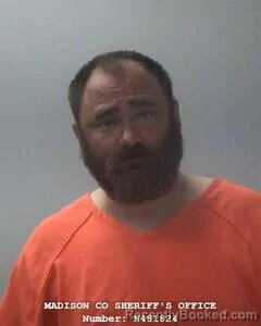 Mugshot of Justin W White booked in Madison County, Alabama on September 16, 2026
