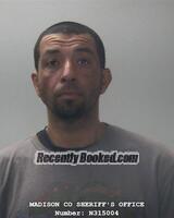 Booking photo from Madison County, Alabama