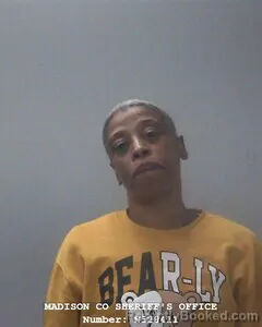 Mugshot of Lakira S Carter booked in Madison County, Alabama on October 11, 2026