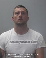Booking photo from Madison County, Alabama
