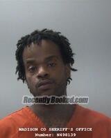 Booking photo from Madison County, Alabama