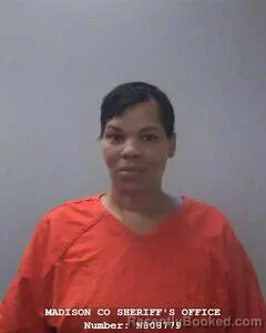 Mugshot of TENISHA A JOHNSON booked in Madison County, Alabama on June 9, 2026
