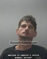 Booking photo from Madison County, Alabama