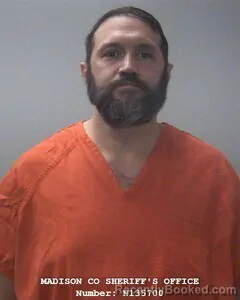 Mugshot of Brandon E Morgan booked in Madison County, Alabama on September 25, 2026