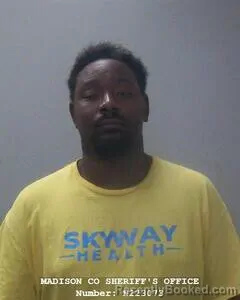 Mugshot of Dameon D Chunn booked in Madison County, Alabama on August 24, 2026