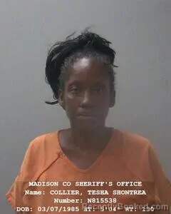 Mugshot of TESHA S COLLIER