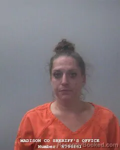 Mugshot of Suzi J Barber booked in Madison County, Alabama on September 29, 2026