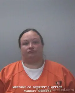 Mugshot of Tiffany K Parsons booked in Madison County, Alabama on October 12, 2026