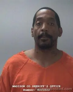 Mugshot of DAMMON B HARDEN booked in Madison County, Alabama on April 30, 2026