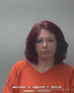 Mugshot of Misty L Miller booked in Madison County, Alabama on July 28, 2026