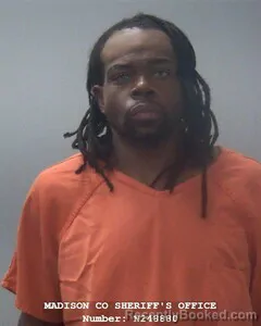 Mugshot of Deangelo A Burruss booked in Madison County, Alabama on September 27, 2026