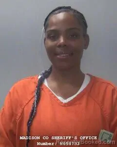 Mugshot of ORETHA M JACKSON booked in Madison County, Alabama on May 6, 2026