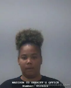 Mugshot of LASHAUNDA N HARDAGE booked in Madison County, Alabama on May 4, 2026