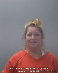 Mugshot of Monica W Dodson booked in Madison County, Alabama on October 6, 2026