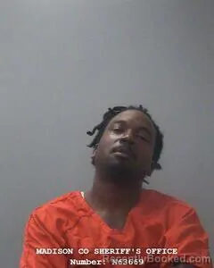 Mugshot of ALPHONZO D VANCE booked in Madison County, Alabama on June 27, 2026
