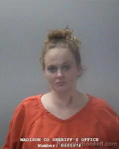 Mugshot of Megan A Martin booked in Madison County, Alabama on August 13, 2026