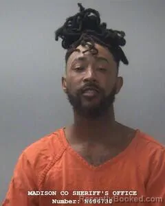 Mugshot of Raheem L Emerson booked in Madison County, Alabama on August 3, 2026