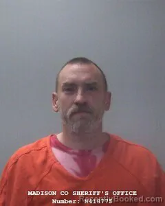 Mugshot of Jeremy W Harmon booked in Madison County, Alabama on October 10, 2026