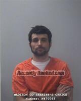 Booking photo from Madison County, Alabama