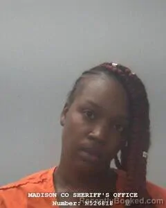 Mugshot of Lachresha S Thomas booked in Madison County, Alabama on August 16, 2026
